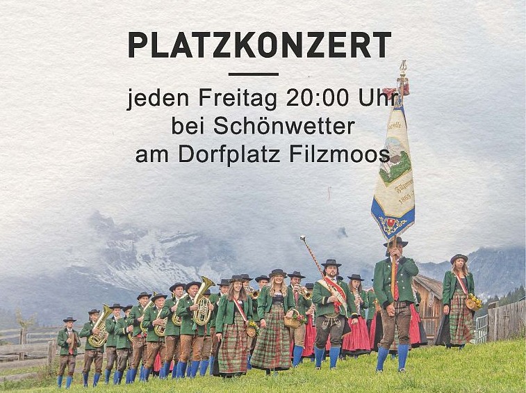 jeden Freitag im Sommer Platzkonzert